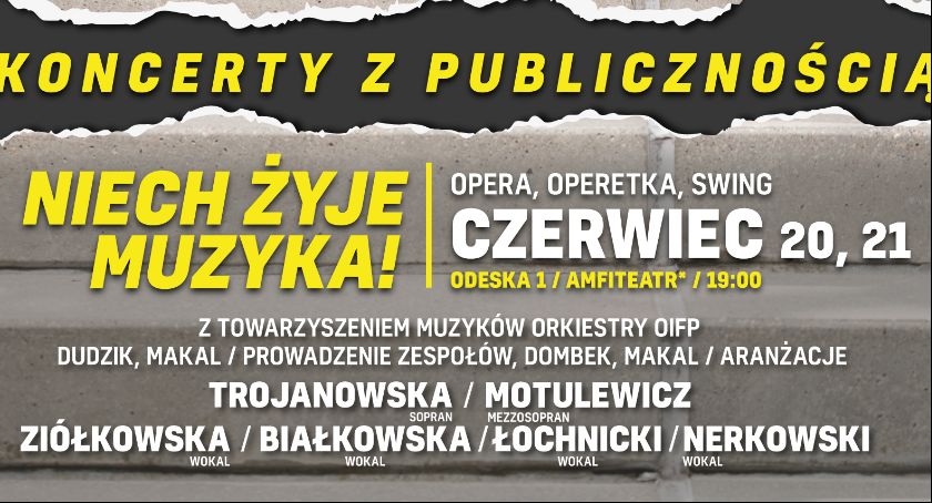 Niech żyje muzyka - koncerty z publicznoscią 