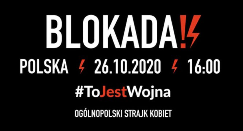 Strajk kobiet. Blokada w Sarnakach, protest w Siemiatyczach