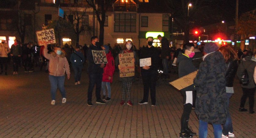 Protest w Bielsku Podlaskim 