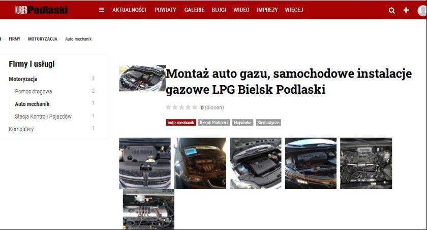 Reklama bez kosztów na kurierpodlaski.pl  - Katalog firm 