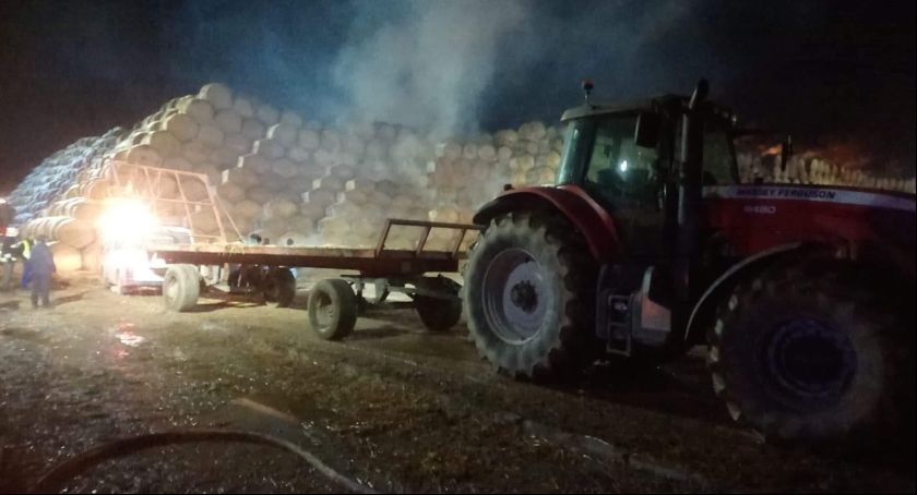 Pożar sterty słomy - ponad 50 strażaków w akcji 