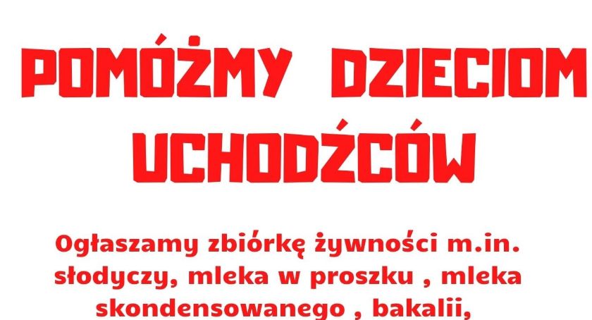 GOK w Czeremsze organizuje zbiórkę dla uchodźców