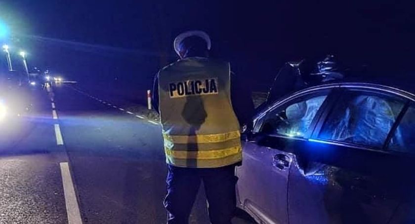 Śmierć na drodze - potrącenie pieszego