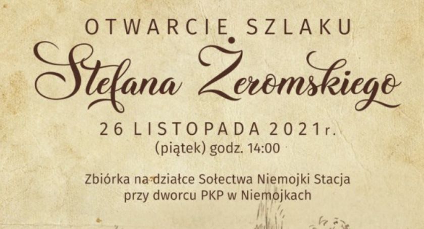 Otwarcie szlaku Stefana Żeromskiego