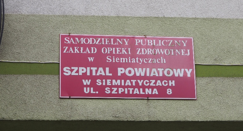 Wojewoda podlaski dofinansowuje szpitale. Jaka kwota przypadnie SPZOZ w Siemiatyczach?