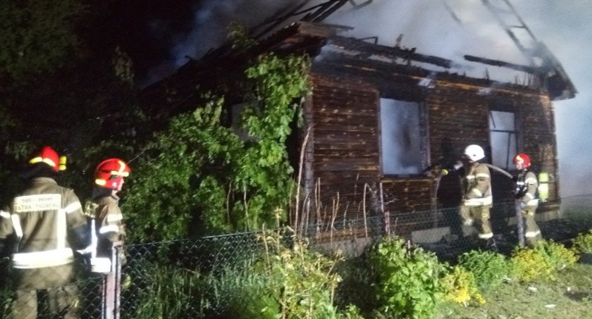 Nocny pożar