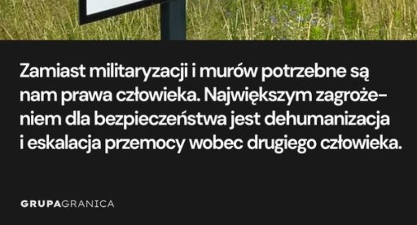 Nie można stawiać zarzutów osobom niosącym pomoc