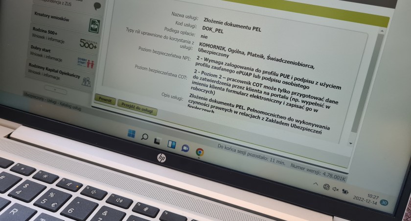 Załatw sprawę z ZUS przez pełnomocnika i wypełnij formularz PEL