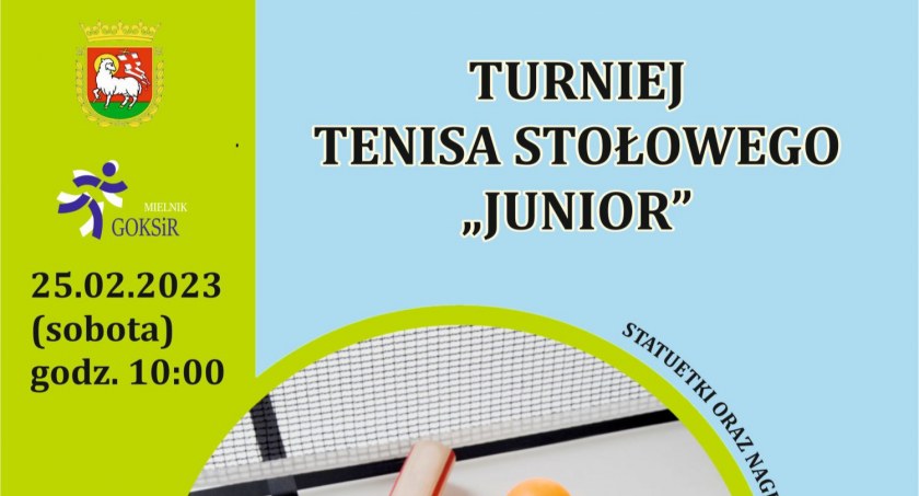 Turniej Tenisa Stołowego „Junior”
