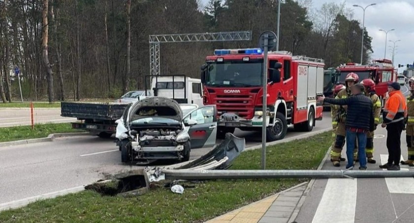 Policjant z Siemiatycz spowodował wypadek pod wpływem alkoholu 