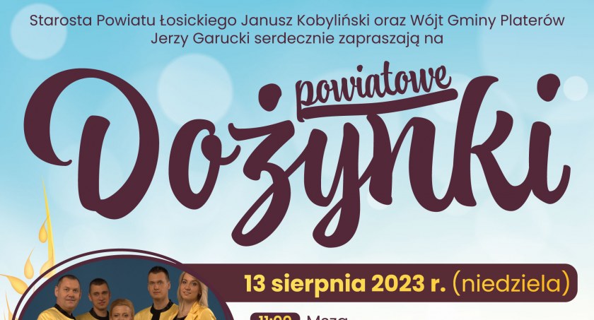Dożynki Powiatowe Platerów 2023