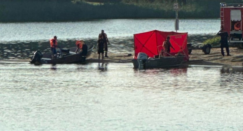 Poszukiwania na zalewie w Siemiatyczach. Znaleziono zwłoki mężczyny