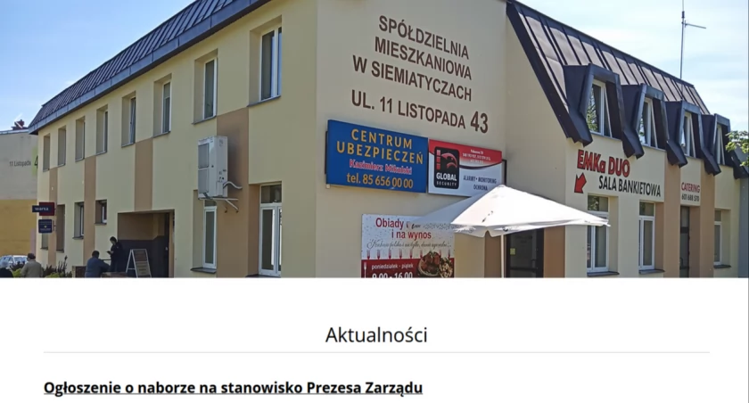Były prezes szuka winnych. Spółdzielnia szuka prezesa