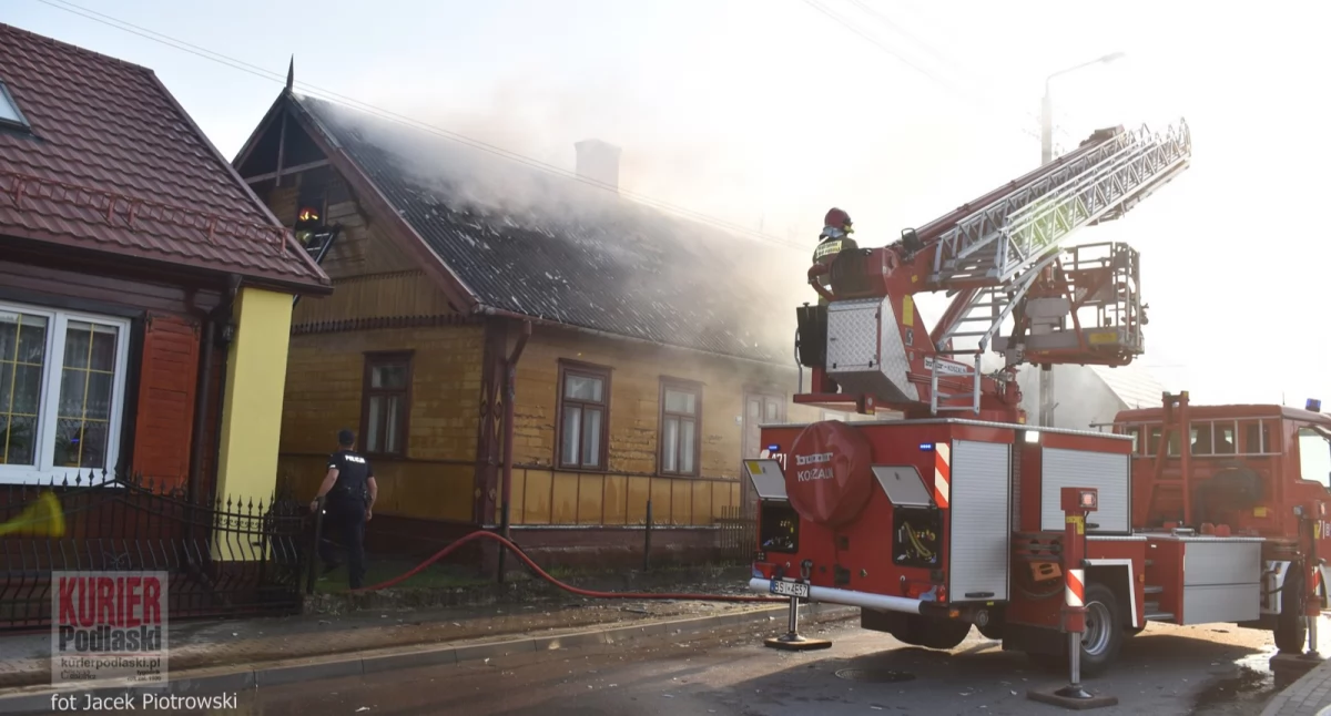 Pożar domu przy ul. Kilińskiego