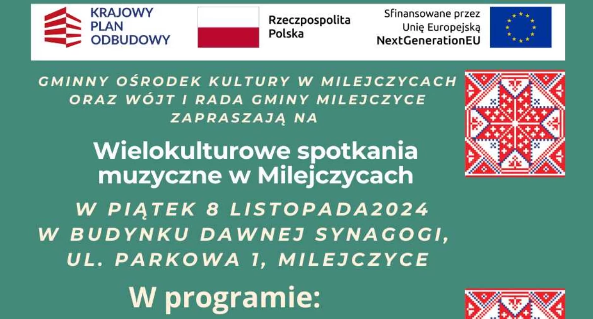 Warsztaty kulinarne, wydarzenia muzyczne. koncert niepodleglościowy