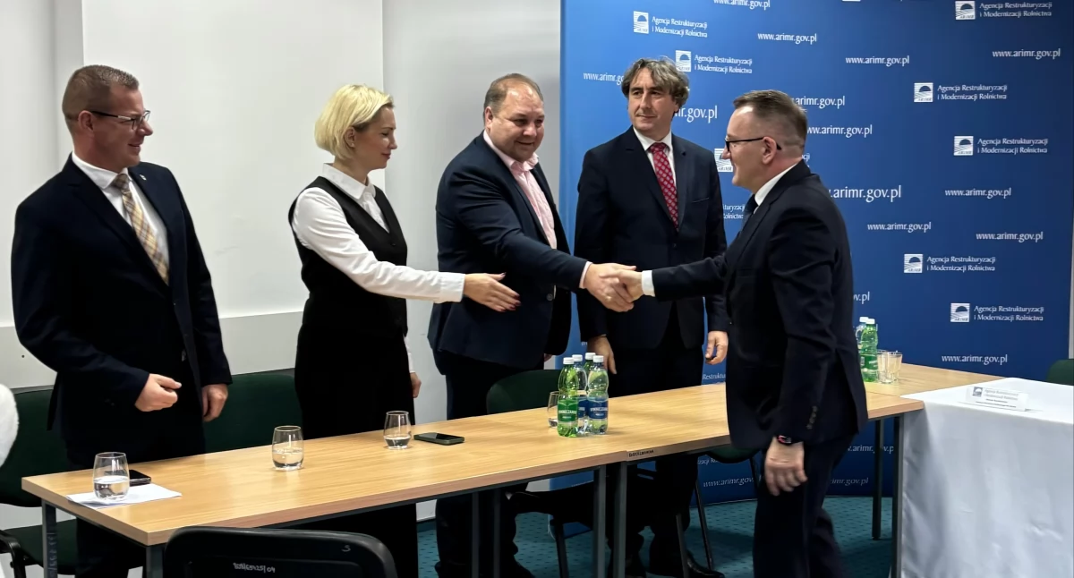 Wizyta Zastępcy Prezesa ARiMR Andrzeja Borusiewicza w Podlaskim Oddziale Regionalnym ARiMR 
