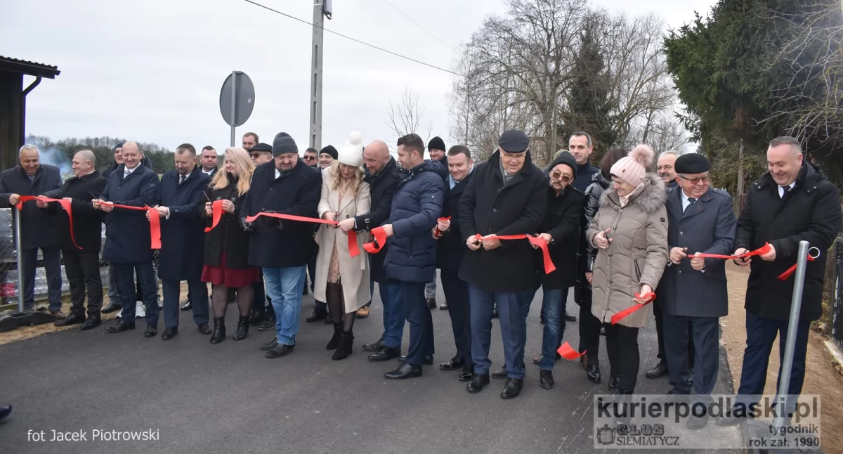 Drogi z nową nawierzchnią w gminie Siemiatycze  