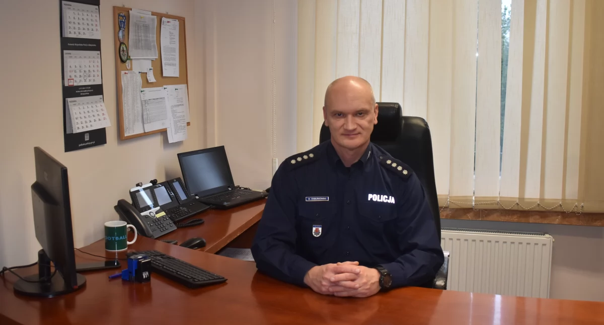 Spadek liczby przestępstw, wzrost wykroczeń. Rozmowa z komendantem policji w Siemiatyczach