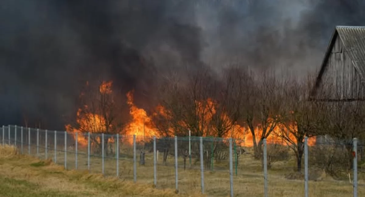 Płoną trawy. Trzy pożary jednego dnia