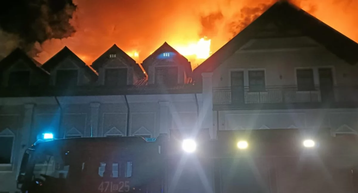 Pożar hotelu Kresowiak w Siemiatyczach