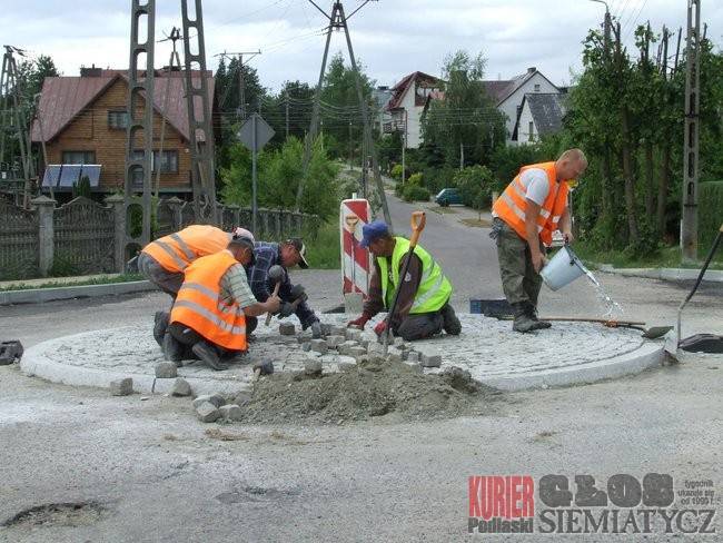 Nowe rondo w Siemiatyczach