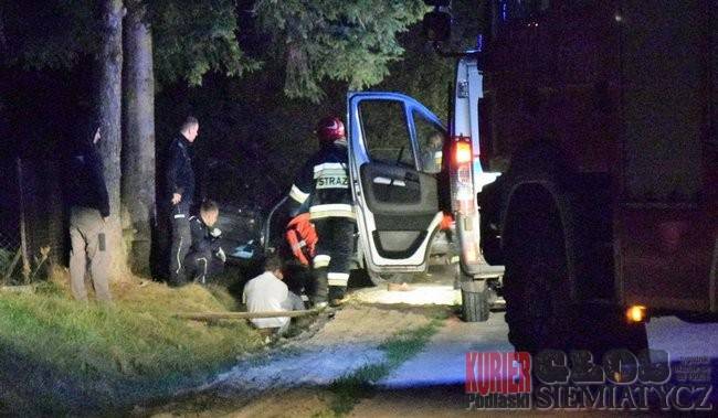 Wypadek - jedna osoba w szpitalu