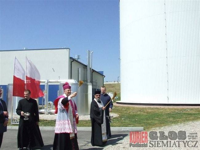 Siemiatycze - Biogazownia otwarta i poświęcona