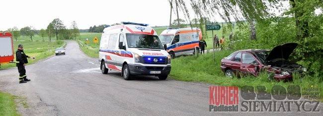 Żale - Wypadek na skrzyżowaniu