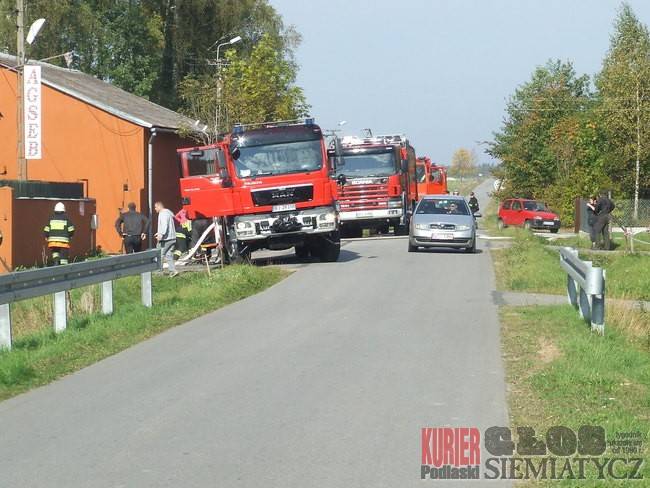 Siemiatycze - Pożar w Romanówce