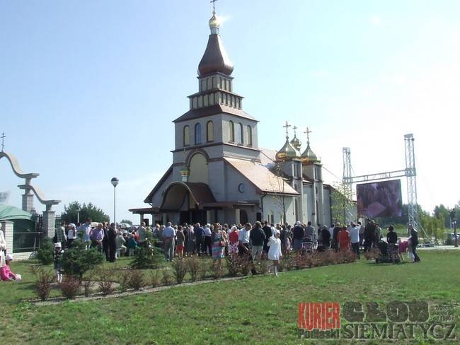 Wyświęcenie cerkwi w Słochach Annopolskich