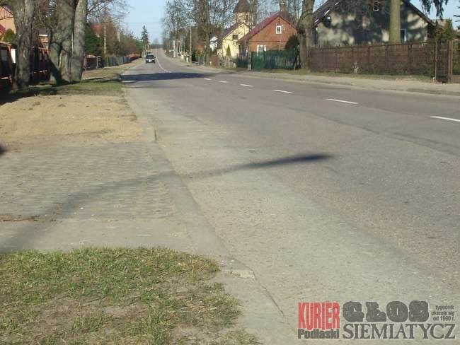 Nurzec Stacja - Pieniądze na drogę powiatową i chodnik wojewódzki
