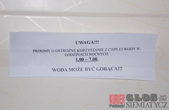 Siemiatycze - Legionella w szpitalu