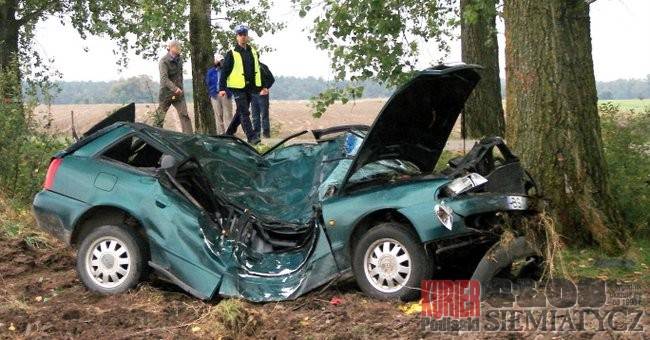Mierzynówka, gm. Grodzisk - 16-letni kierowca nie żyje