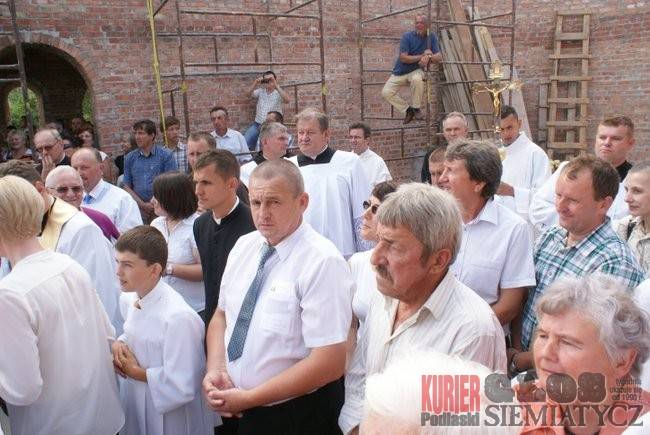 Sarnaki - Kamień węgielny nowego kościoła