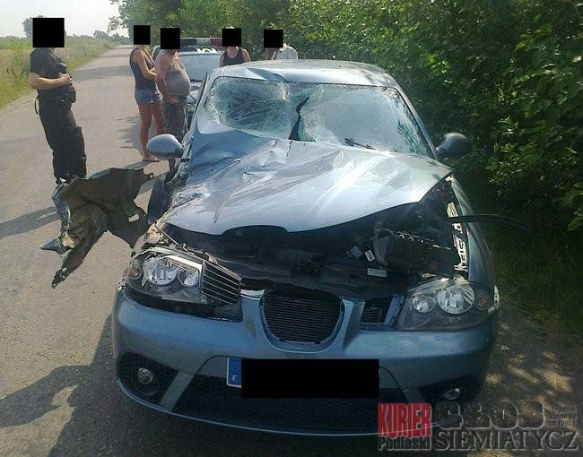 Bodaczki, gm. Boćki - Wypadek z udziałem dwóch, a ocalonych trzech