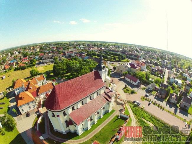 Siemiatycze - Widoki z pokładu latawca