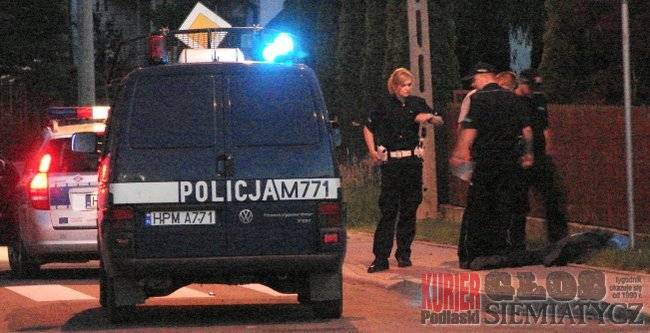 Siemiatycze - Napad z bronią w ręku