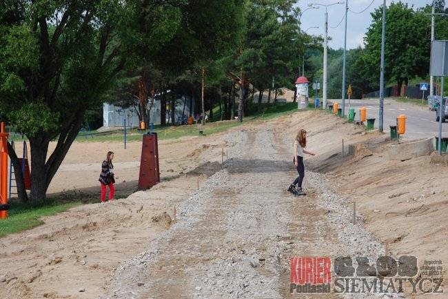Siemiatycze - Przebudowa plaży