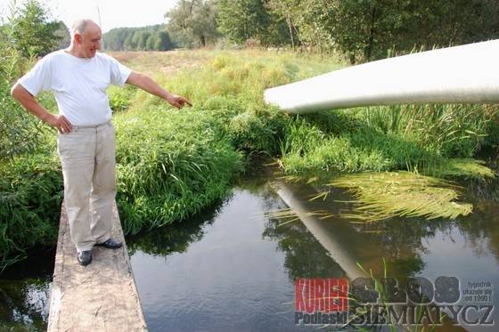 Siemiatycze - Ścieki z oczyszczalni trafiły do Kamionki?
