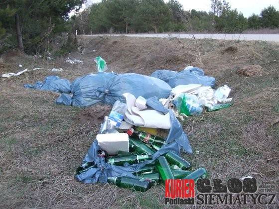 Krupice - Wysypisko w rowie