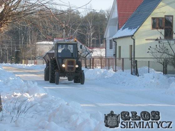 Nurzec Stacja - Posypane ulice