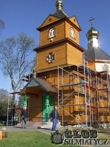 Remont cerkwi w Telatyczach
