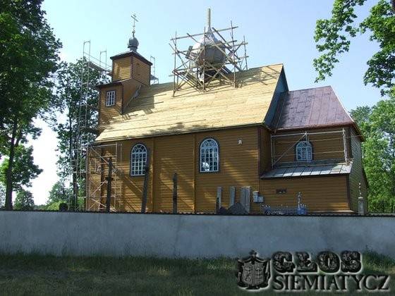 Remont cerkwi w Rogaczach