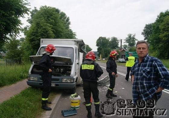 Zderzenie trzech pojazdów w Dziadkowicach