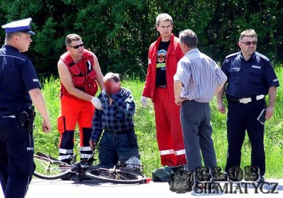 Potrącenie rowerzysty