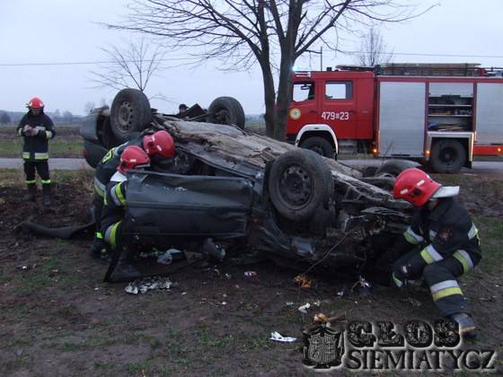Wypadek koło Dołubowa