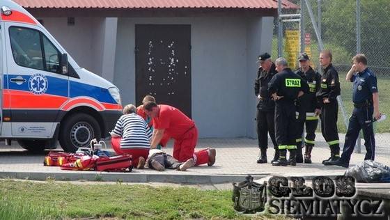 Wypadek na zalewie