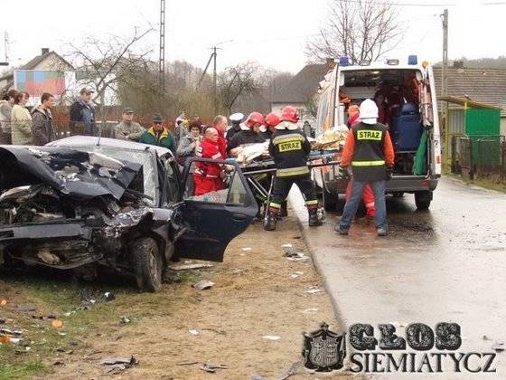 Wypadek w Malewicach