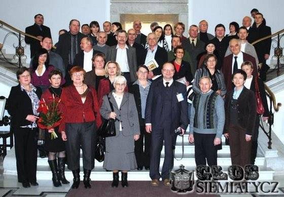 Mielniczanie u marszałka Sejmu - Pomnik 100-lecia Niepodległości