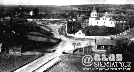 1910. Widok z wieży kościoła